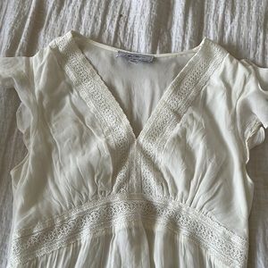 Flowy off white dress